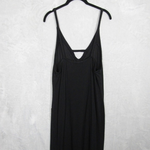 LNA Clothing Black Sleeveless Midi Dress Estelle V Neck Stretchy Womens 3X - Picture 11 of 13